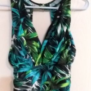 New Ladies Small Hawaiian 1 piece swim suit